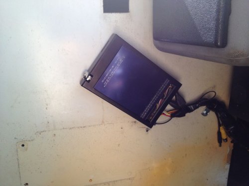 Bus camera surveillance system DVR wall mount