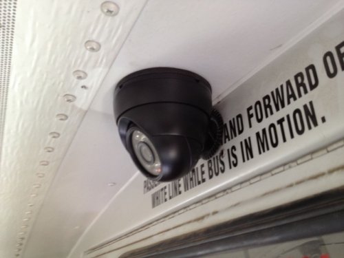 pupil transportation security camera system front camera side view