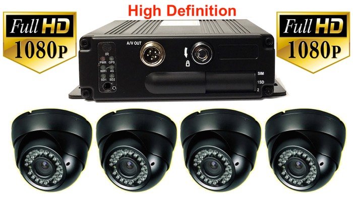 School bus transit bus pupil transportation contractor Mobile Video Camera Surveillance Solution SD4FHD