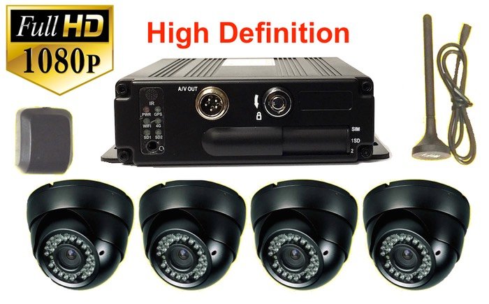 School bus transit bus pupil transportation contractor Mobile Video Camera Surveillance Solution SD4FHW